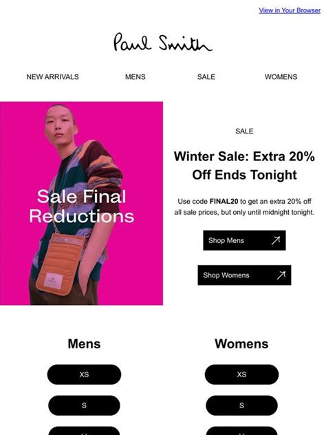 paul smith discount code 2019 - paul smith discount shop.